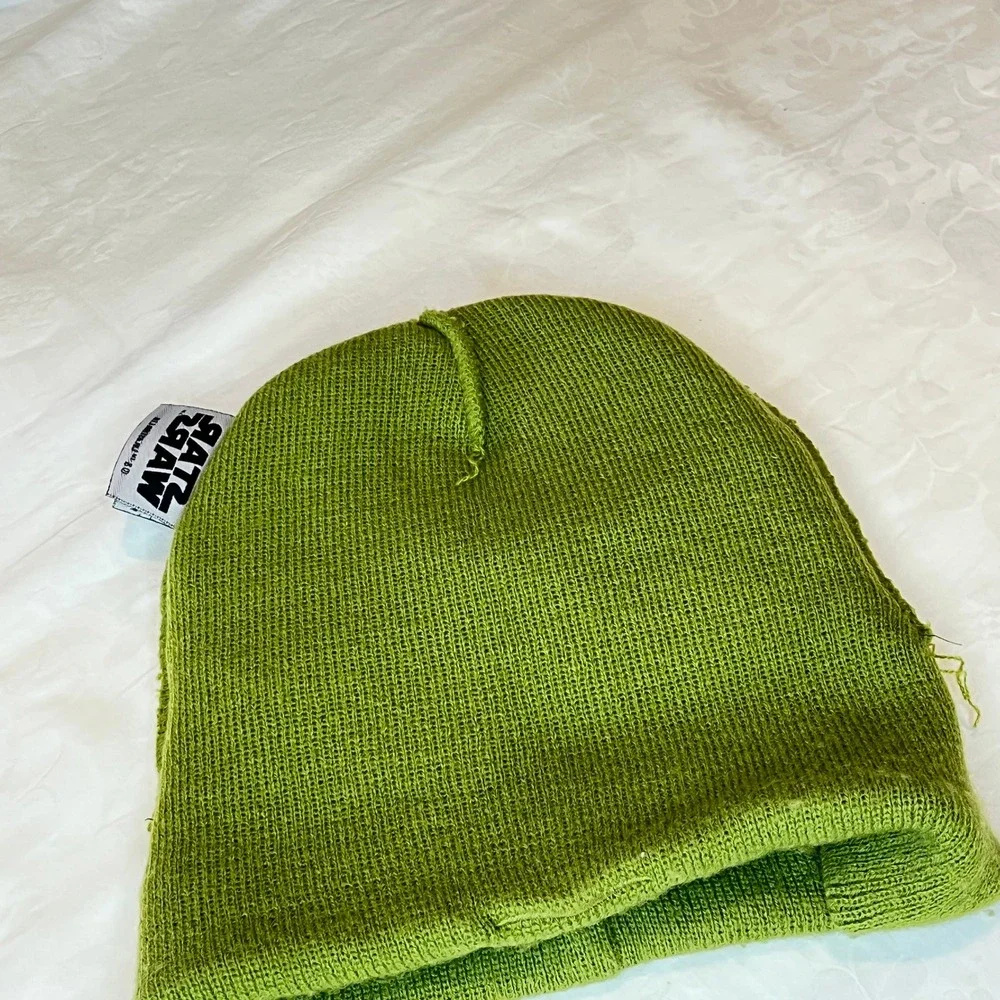 Star Wars Yoda‎ Beanie Hat Knit Green Embroidered Eyes Ears One Size Fits All